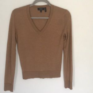Theory sweater in tan